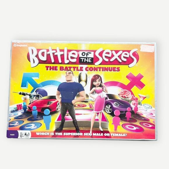 Imagination Battle of the Sexes Fun Board Game Party Game For Adults. NEW. - Picture 2 of 6